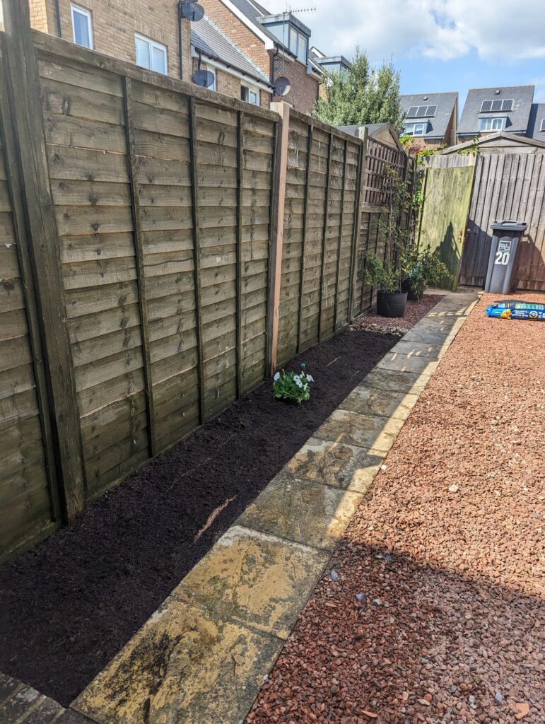 Flower Bed Completed Shoreham