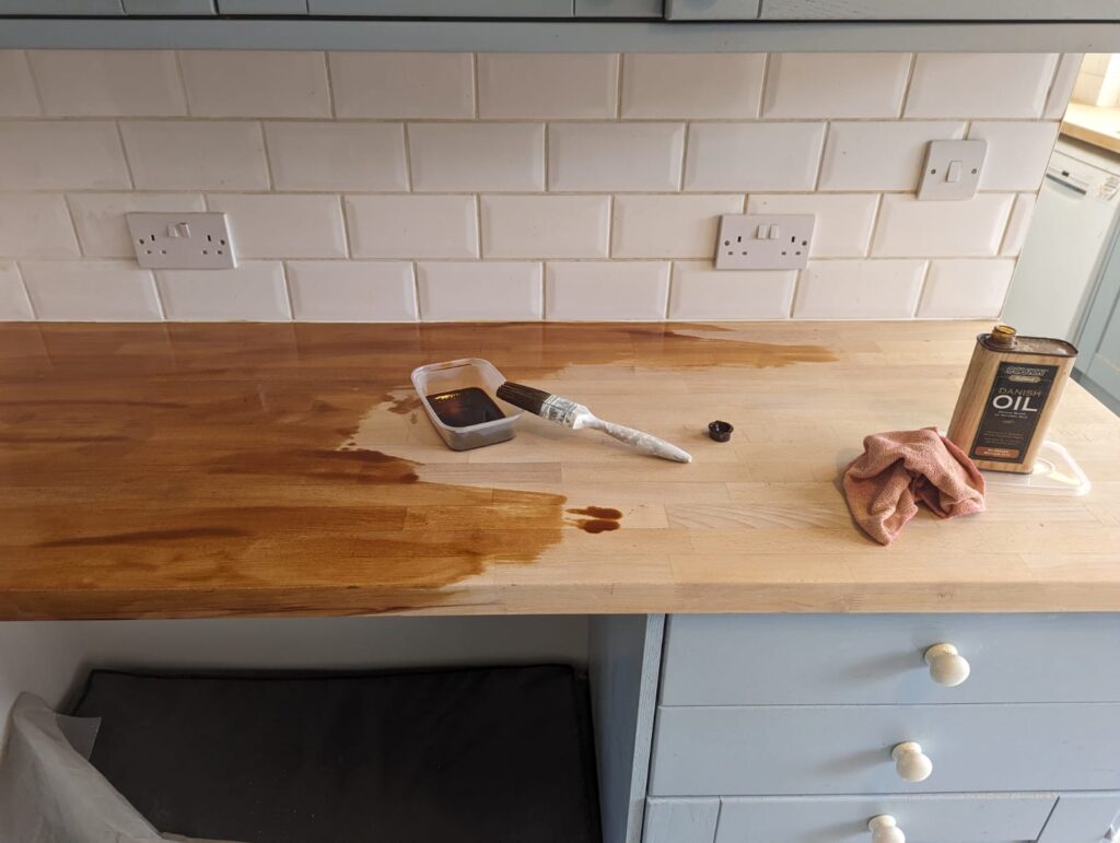 Kitchen Wood Surface Oiling Lewes