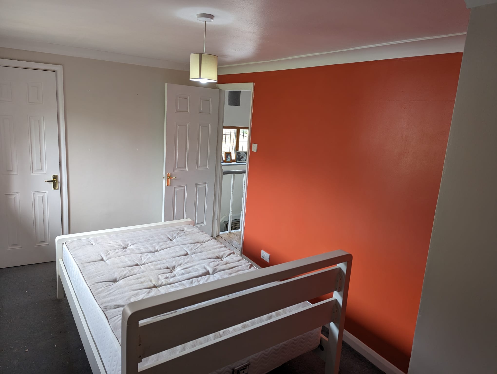 Orange Farrow & Ball Bedroom Lewes